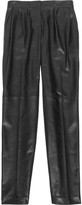 Thumbnail for your product : Balmain Leather straight-leg pants