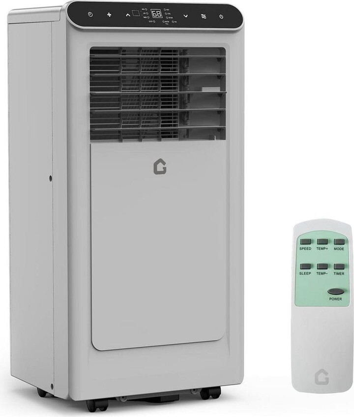 Garvee 6000 (DOE) BTU 3-In-1 Portable Air Conditioner Cools 450 Sq. Ft. with Dehumidifier, Sleep Mode and Remote in Gray