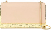 Thumbnail for your product : Ted Baker Elise leather metallic croc box clutch