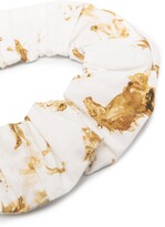 Thumbnail for your product : Ganni Horse-Print Scrunchie