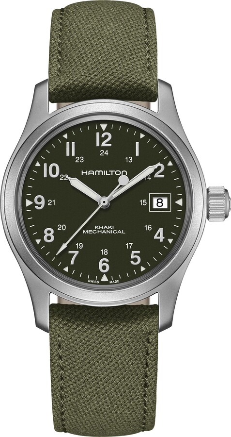 Hamilton Khaki Field Canvas Strap Watch, 40mm