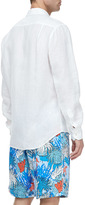 Thumbnail for your product : Vilebrequin Linen Long-Sleeve Shirt, Light White