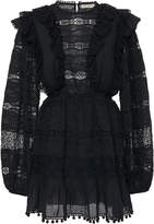 Thumbnail for your product : Ulla Johnson Jolie Ruffled Cotton-Blend Mini Dress