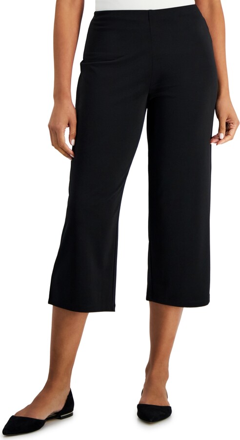 Jm Collection Womens New Shine Relaxed Top Wide Leg Pants Created For Macys