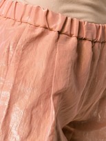 Thumbnail for your product : Fabiana Filippi Metallic Shine Effect Creased Trousers