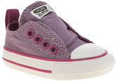 Thumbnail for your product : Converse Turquoise All Star Simple Slip Girls Toddler