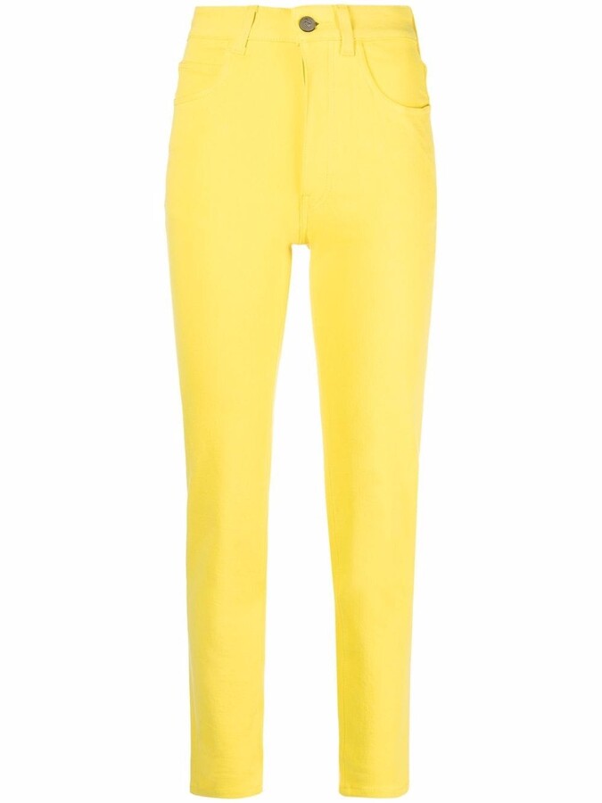 yellow jeans