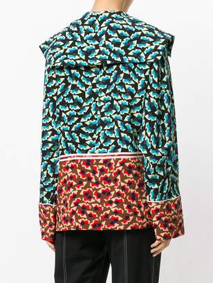 Marni structured printed top