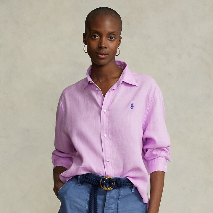 Ralph Lauren Women's Purple T-shirts | ShopStyle