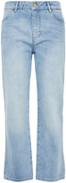 Thumbnail for your product : VVB Cropped high-rise straight-leg jeans
