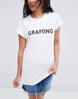 Thumbnail for your product : ASOS T-Shirt With Grafting Print