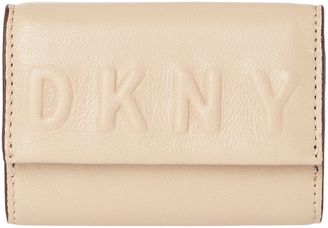 DKNY Debossed logo card case