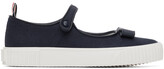 Thumbnail for your product : Thom Browne Navy Tennis Flats