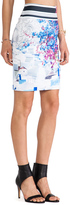Thumbnail for your product : Santorini Clover Canyon Stripe Neoprene Skirt
