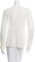 Thumbnail for your product : Thakoon Sheer Long Sleeve Blouse