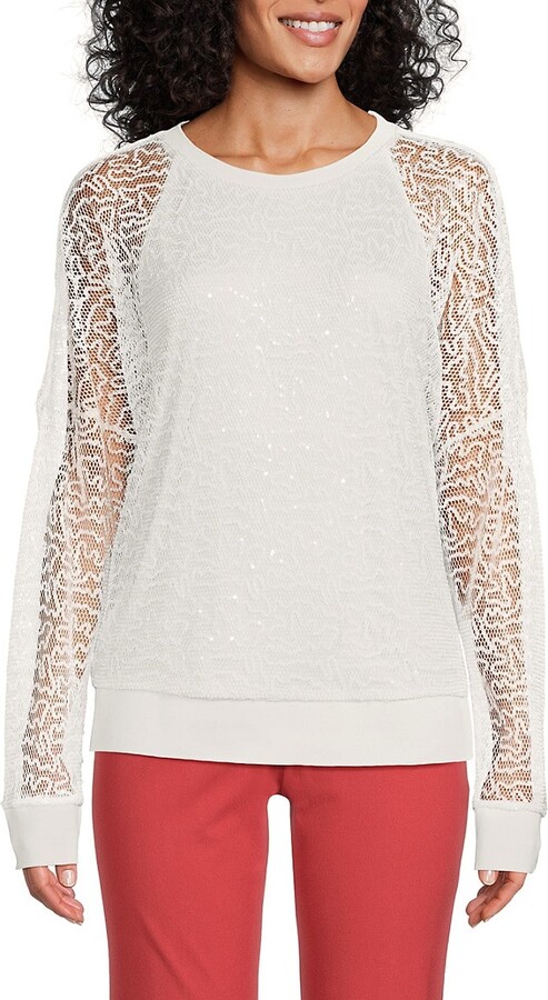 sequin dolman top