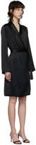 Thumbnail for your product : La Perla Black Silk Short Robe