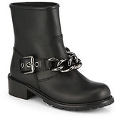 Thumbnail for your product : Giuseppe Zanotti Moto Chain-Detail Leather Boots
