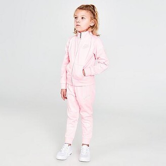 Nike Girls' Toddler Debossed Futura Tricot Track Jacket and Jogger Pants Set  - ShopStyle