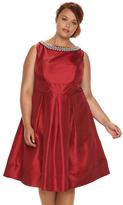 Thumbnail for your product : Chaya Plus Size Chaya Embellished Sateen Party Dress