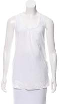 Thumbnail for your product : Calypso Embroidered Sleeveless Top