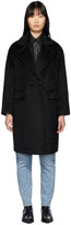 Thumbnail for your product : Mackage Black Alpaca and Wool Eve Long Coat