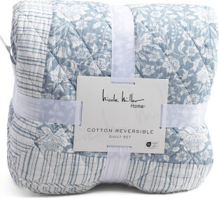 TJMAXX 100 Percent Cotton Floral Quilt Set - ShopStyle