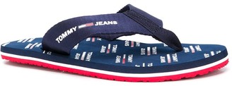 Tommy Jeans Logo-Print Flip-Flops