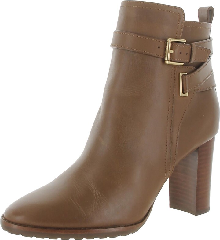 【Ralph Lauren】Madisyn Buckled Dress Booties ☆ ブーティー Madisyn Burnished Leather Bootie