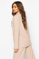 Thumbnail for your product : boohoo Button Detail Oversized Duster