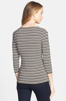 Thumbnail for your product : Vince Camuto Pencil Stripe V-Neck Bandage Top