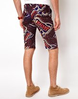 Thumbnail for your product : Bite by Dent De Man Combs Print Shorts