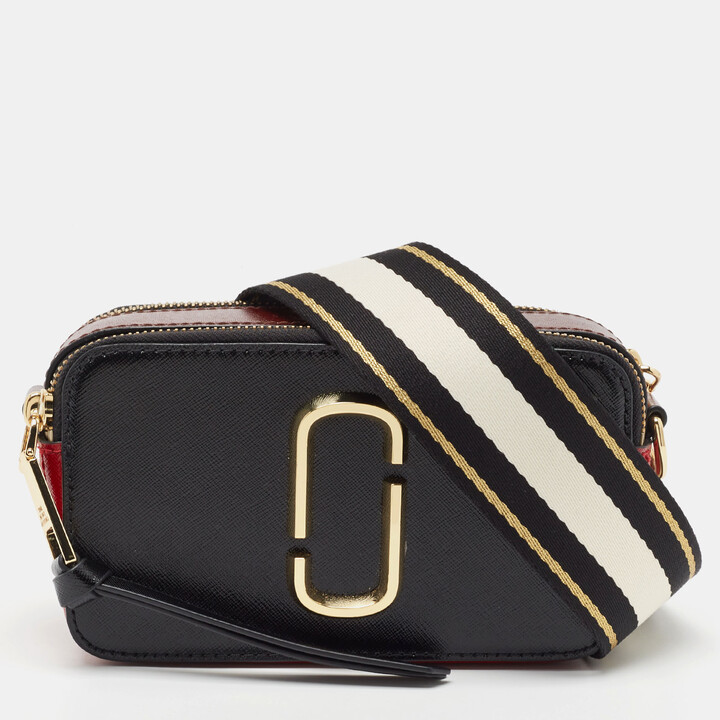 Marc Jacobs Black/Red Leather Snapshot Camera Crossbody Bag ShopStyle