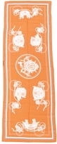 Thumbnail for your product : Hermes Orange Cotton Scarf