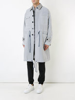 Thumbnail for your product : Sacai Hickory stripe coat