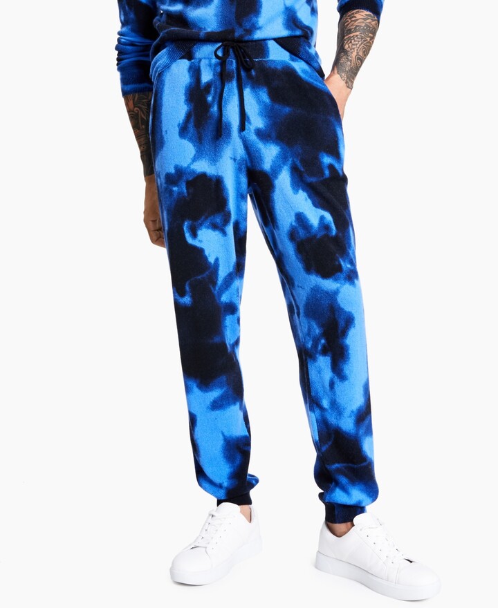 INC International Concepts Men's Cashmere TieDye Jogger Pants, Created