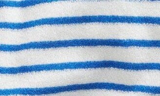 Boden Kids' Stripe Embroidered Terry Top