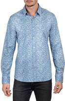 Thumbnail for your product : English Laundry Big Tall Faded Floral-Print Long Sleeve Button-Down Shirt
