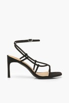 Thumbnail for your product : boohoo Strappy Square Toe Heel Sandals