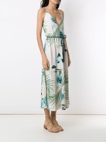 Thumbnail for your product : OSKLEN Hibisco print wrap dress