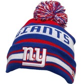 red white and blue bobble hat