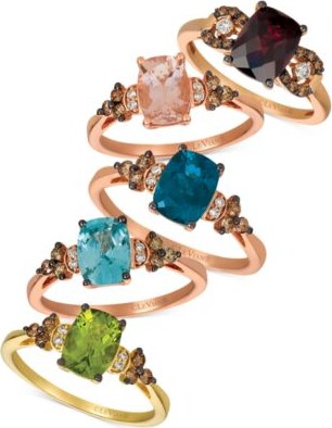 LeVian Multi Gemstone Ring Collection In 14k Rose Gold Or 14k Yellow Gold
