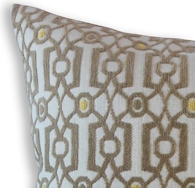 Levtex Home Presidio Textured Pillow, Yellow, 12 in x 24 in