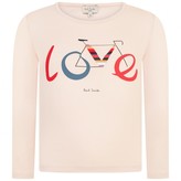 Thumbnail for your product : Paul Smith JuniorGirls Pink Love Print Pia Top