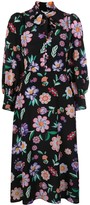 Thumbnail for your product : Olivia Rubin Floral Silk Shirt Dress