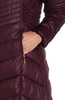 Thumbnail for your product : Gallery Long Quilted Parka with Faux Fur Trim