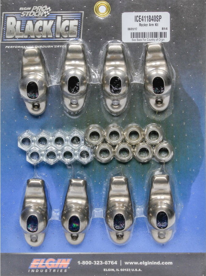 Elgin SBC B/I Rocker Arm Kit 1.60 Ratio 7/16 Stud