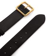 Thumbnail for your product : Alexander McQueen Leather Waist Belt - Womens - Black