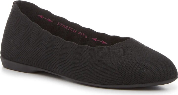 Skechers Wide Width Cleo Style Ballet Flat