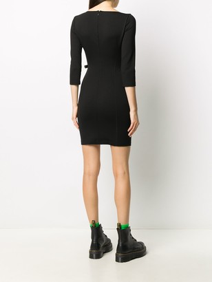 Versace Jeans Couture Buckled Midi Dress